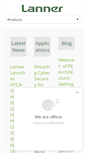 Mobile Screenshot of lannerinc.com