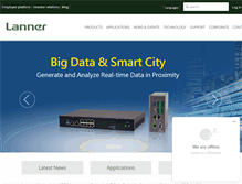 Tablet Screenshot of lannerinc.com